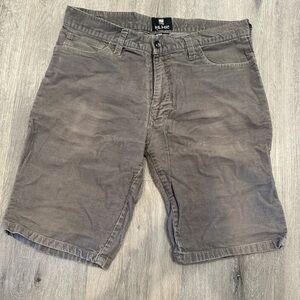 Corduroy Men’s Shorts - Size 30 - Gray